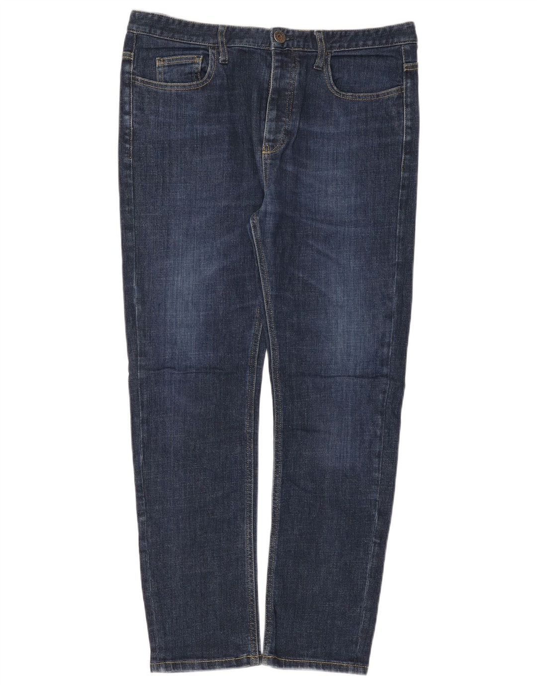 Женские узкие джинсы Benetton W34 L28 синие