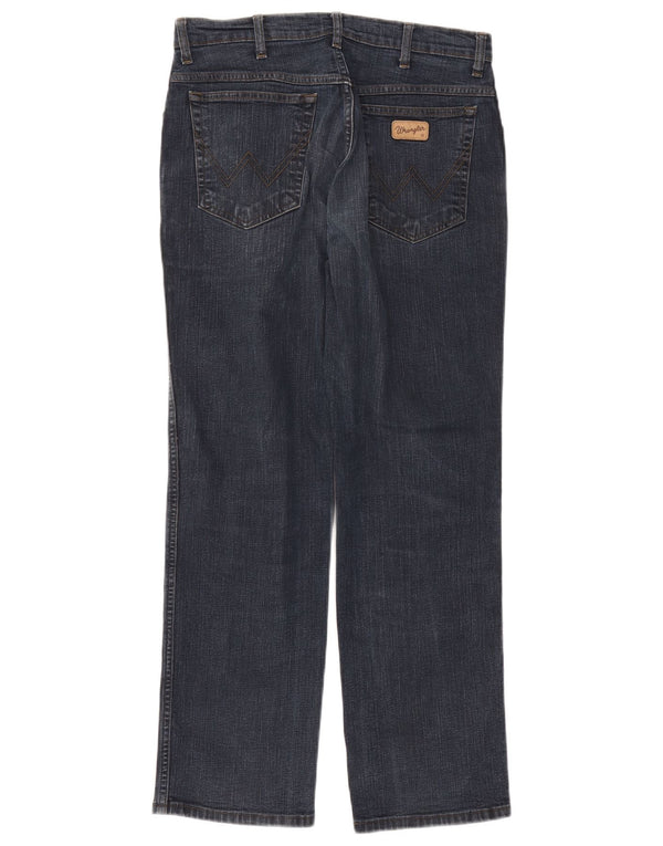 Мужские прямые джинсы Wrangler Texas Stretch W33 L30, синий хлопок