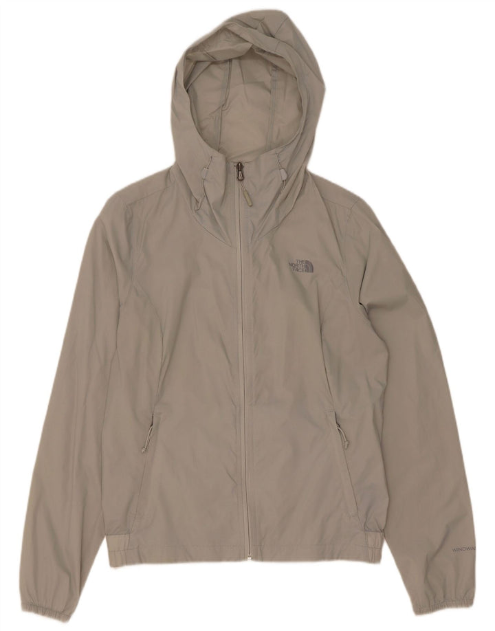 Женская оверсайз-дождевик с капюшоном The North Face UK 10, маленький серый нейлон