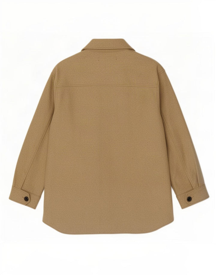 Женская куртка Zara UK 6 XS, бежевый полиэстер