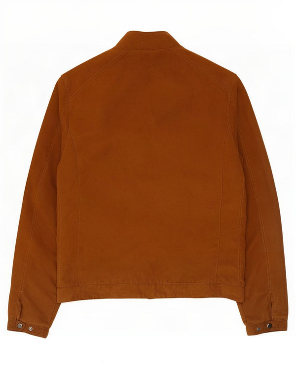 Мужская куртка-бомбер Zara UK 38, средний коричневый полиэстер