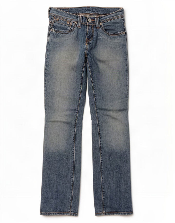 Женские прямые джинсы Levi's W28 L32 синие, хлопок