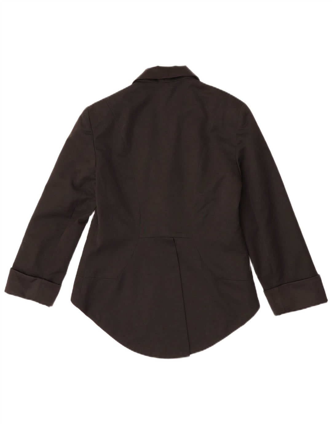 Topshop Женский фрак-блейзер с рукавом 3/4, Великобритания 12, средний черный