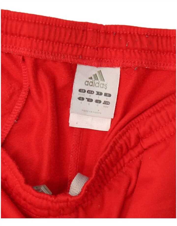 Мужские спортивные брюки Adidas UK 40/42, средний красный полиэстер