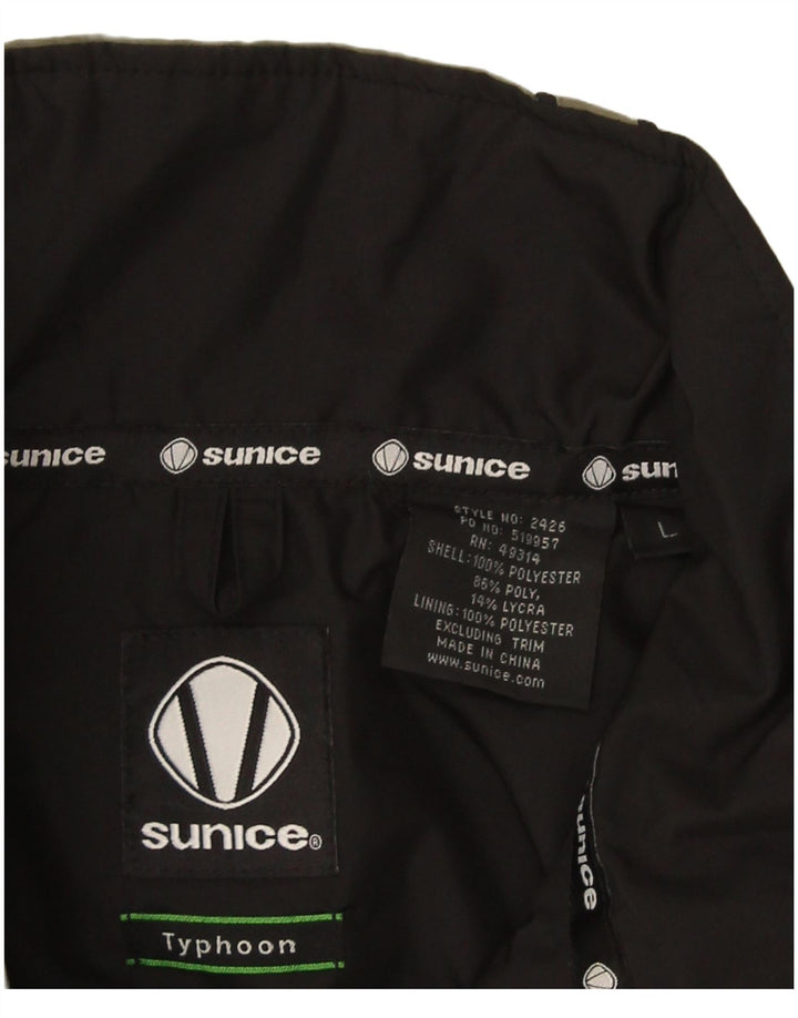 Мужская ветровка Sunice UK 40, большой цвет хаки, полиэстер с цветными блоками