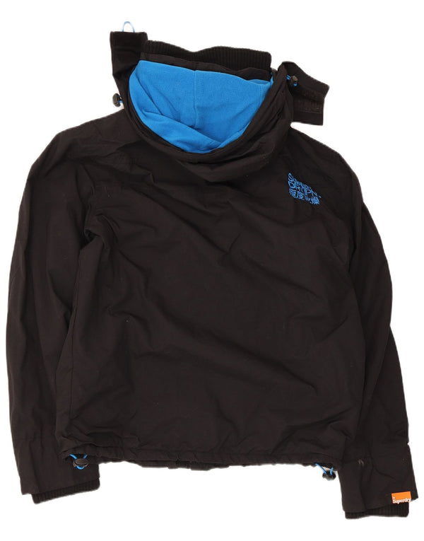 Женская ветровка с капюшоном Superdry The Windcheater UK 18 XL, черная