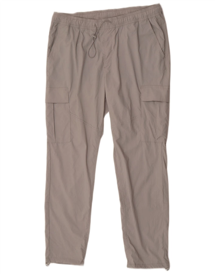 Мужские спортивные брюки-карго Jack & Jones XL, серый нейлон