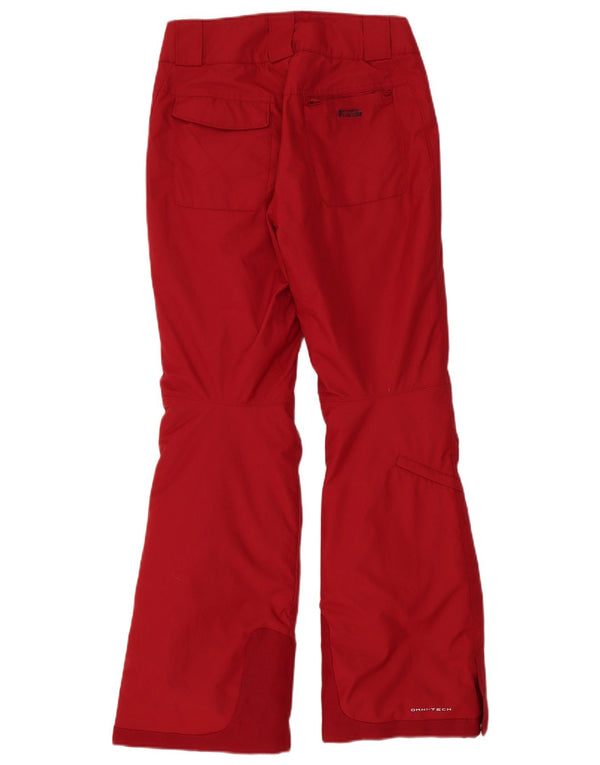 Женские лыжные брюки Columbia Omni-Heat UK 6 XS, красный нейлон