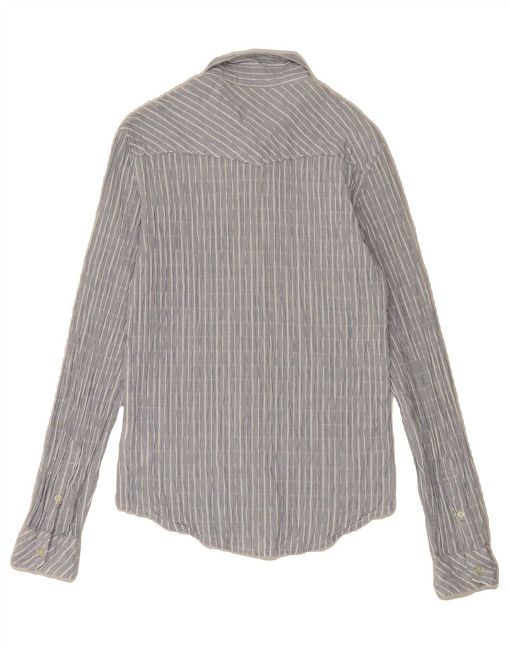 CALVIN KLEIN JEANS Mens Shirt Medium Grey Check Cotton Vintage Calvin Klein Jeans and Second-Hand Calvin Klein Jeans from Messina Hembry 