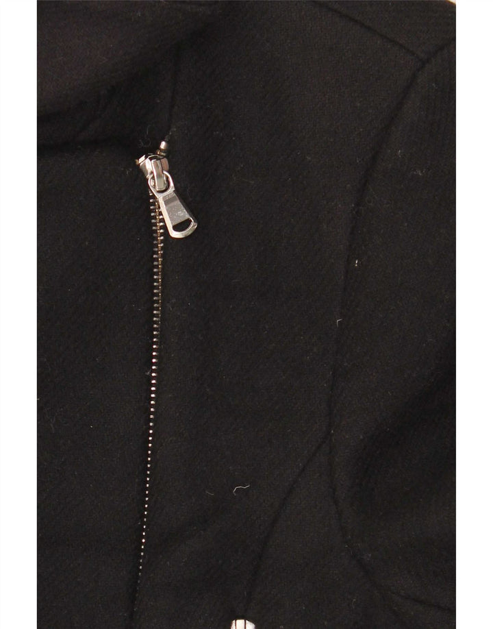 Женское пальто Zara UK 14, большое черное