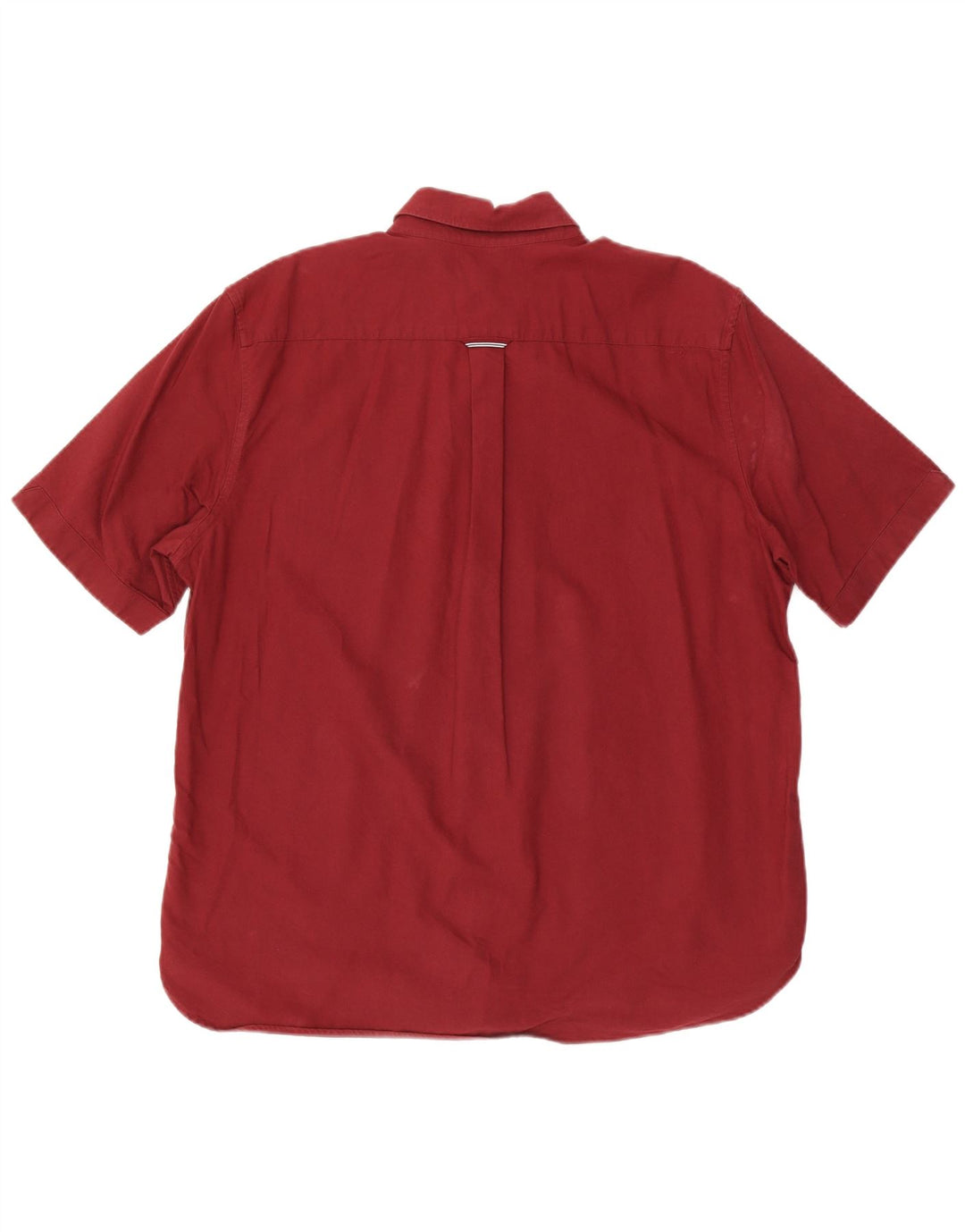 Мужская рубашка с коротким рукавом Fred Perry XL, темно-бордовый хлопок