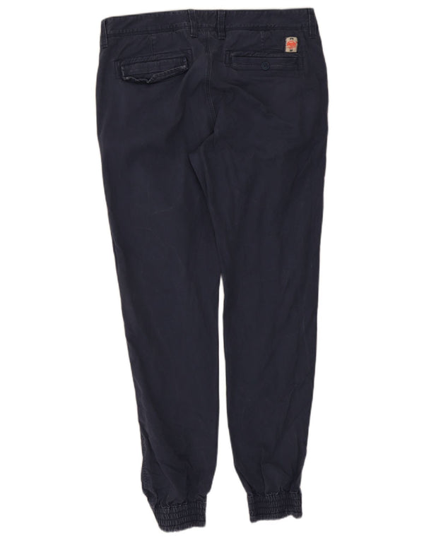 Мужские брюки-чиносы Superdry Slim Joggers, большие W34 L31, темно-синие, хлопковые