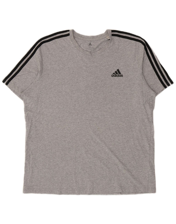 Мужская футболка Adidas Top XL Серый хлопок