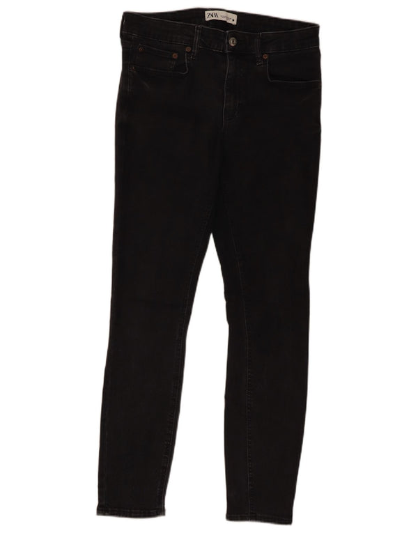 Женские джинсы скинни Zara EU 40 Medium W30 L27, черный хлопок