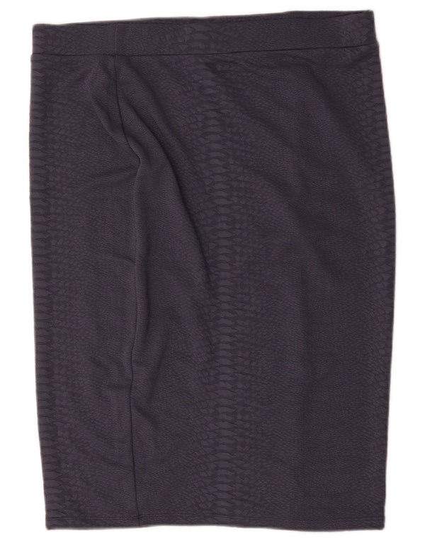 Женская юбка-карандаш Marks & Spencer UK 18 XL W36 Серый полиэстер