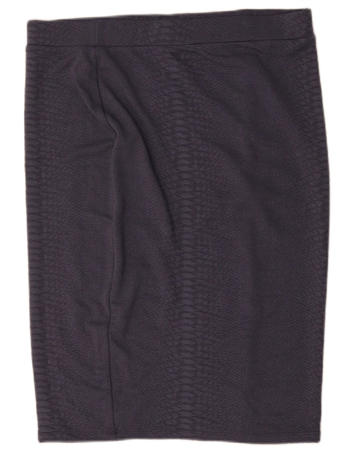 Женская юбка-карандаш Marks & Spencer UK 18 XL W36 Серый полиэстер