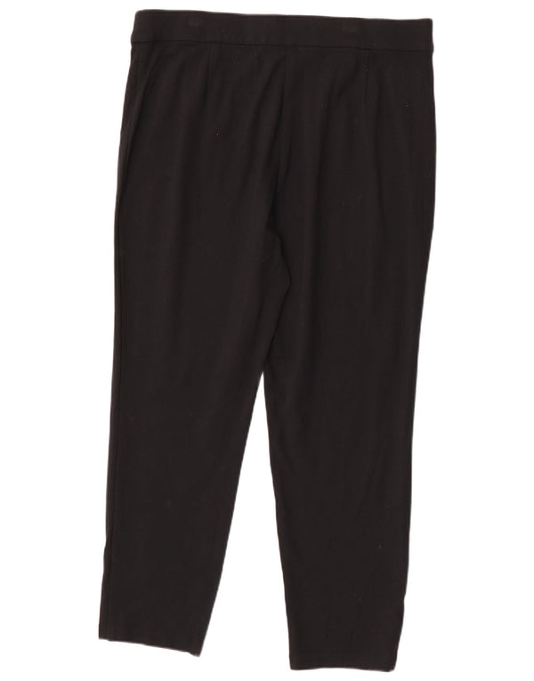 Женские повседневные зауженные брюки Marks & Spencer UK 18 XL W36 L26 черные