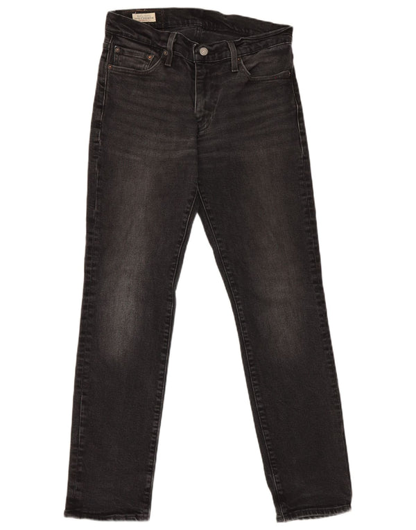 Мужские узкие джинсы Levi's W30 L30, черный хлопок