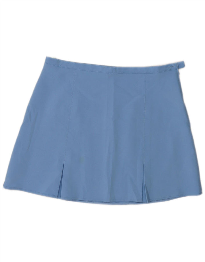 Женская мини-юбка Benetton IT 46, большая W31, синий полиэстер