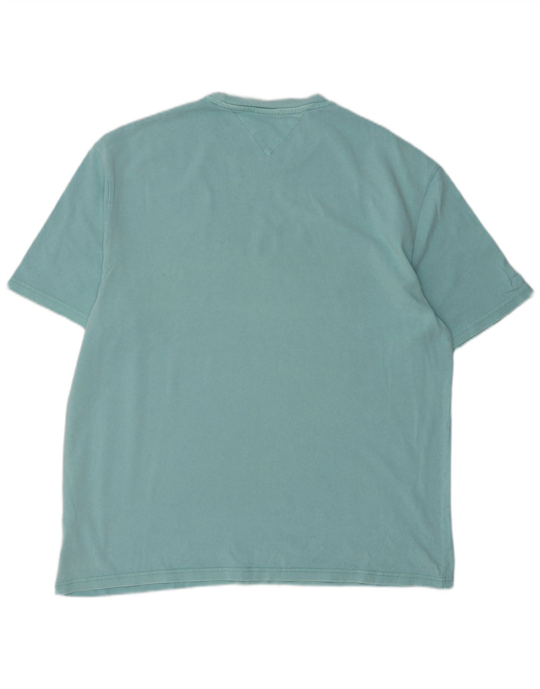 TOMMY HILFIGER Мужская футболка с рисунком, большой синий хлопок