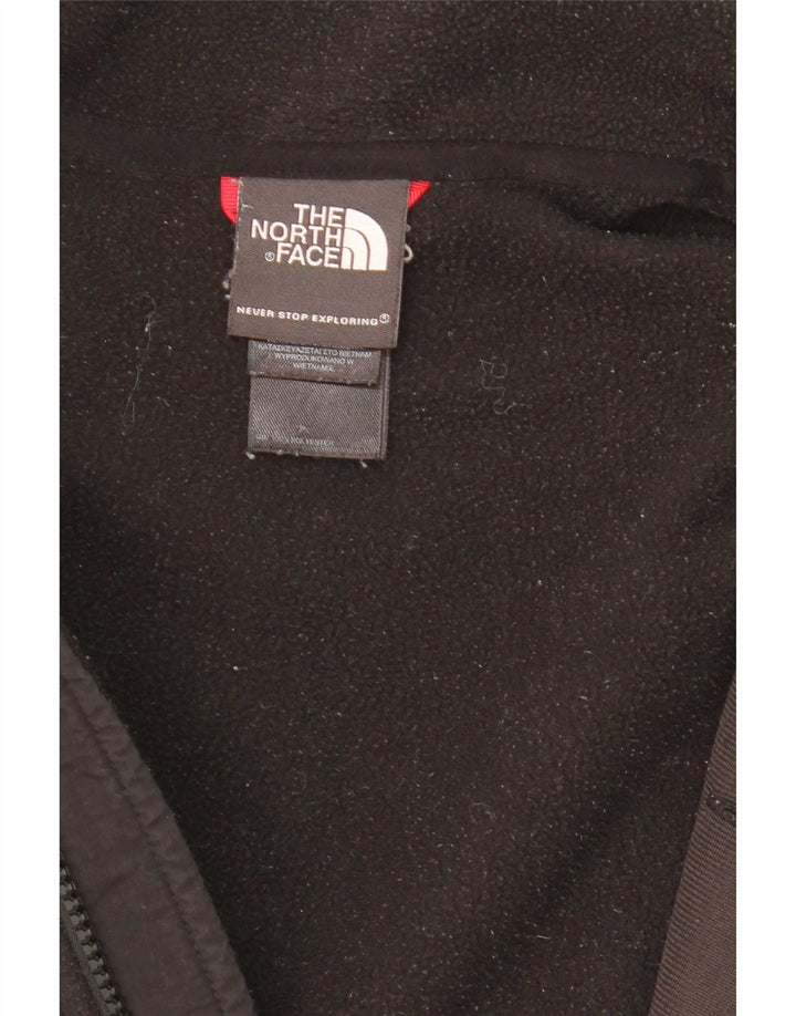 Мужская флисовая куртка с подкладкой с рисунком The North Face, размер UK 40, большой черный полиэстер