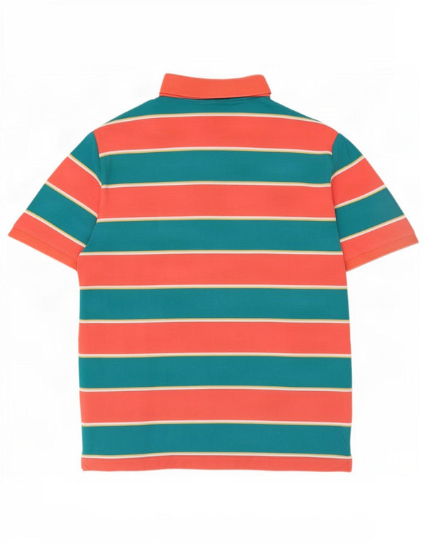 Gant Mens Polo Shirt Large Multicoloured Striped Cotton
