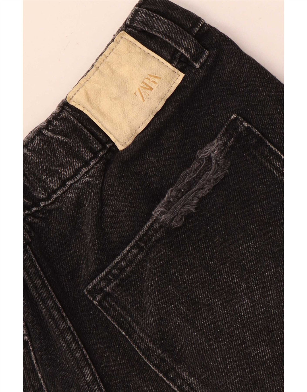 Джинсовые шорты ZARA для девочек 9–10 лет, W24, серые
