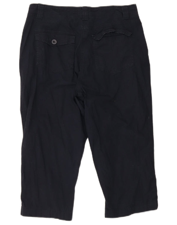 Mountain Warehouse Womens Capri Trousers UK 10 Small W30 L18 Navy Blue