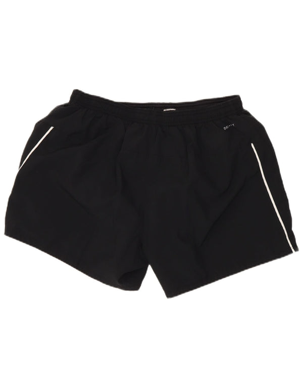 Женские спортивные шорты Nike Dri Fit UK 16, большие черные, полиэстер
