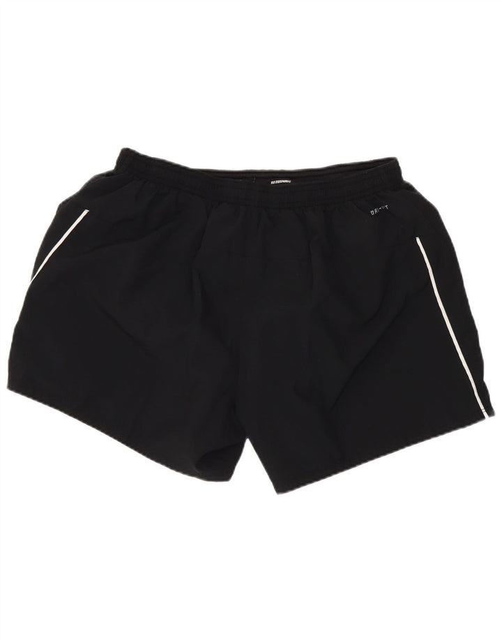 Женские спортивные шорты Nike Dri Fit UK 16, большие черные, полиэстер