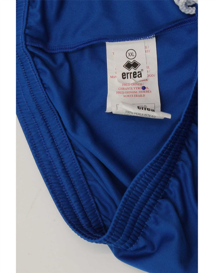Мужские спортивные шорты Errea 2XL синие, полиэстер