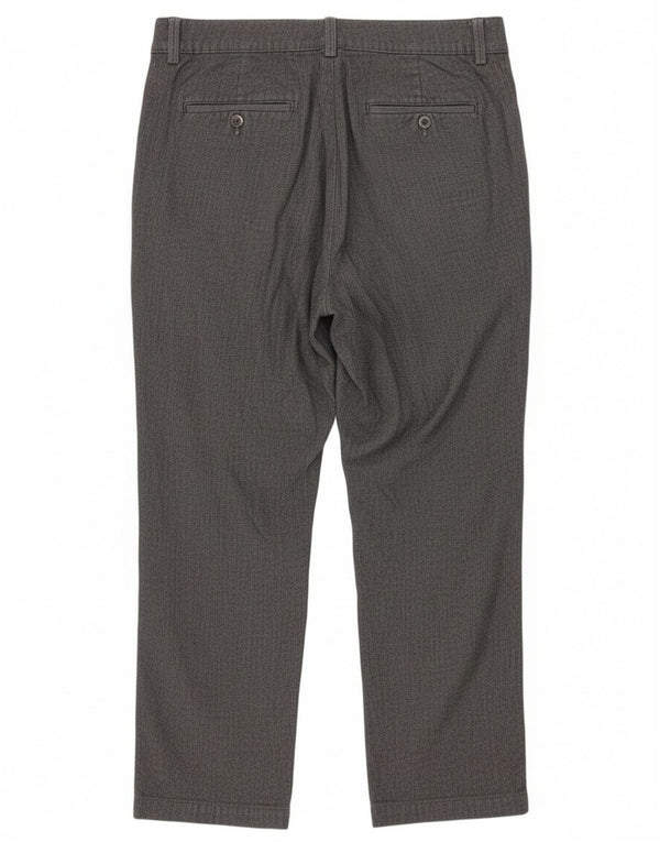 Женские повседневные брюки с завышенной талией Lee, размер США 10, большие W30 L29, серые с узором «елочка»