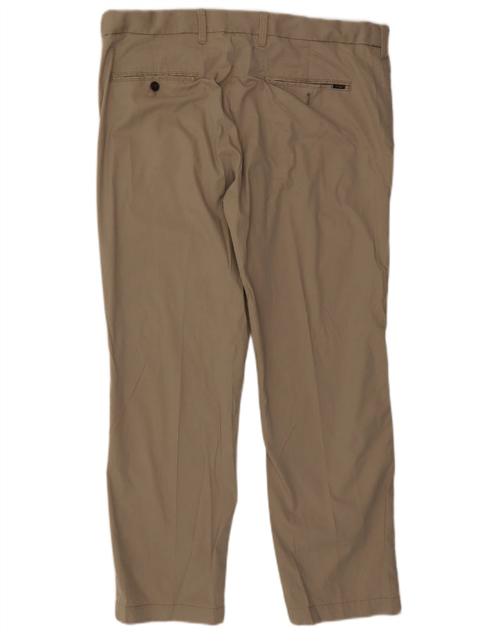 Мужские брюки прямого костюма MARKS & SPENCER Blue Harbour W38 L29 бежевые