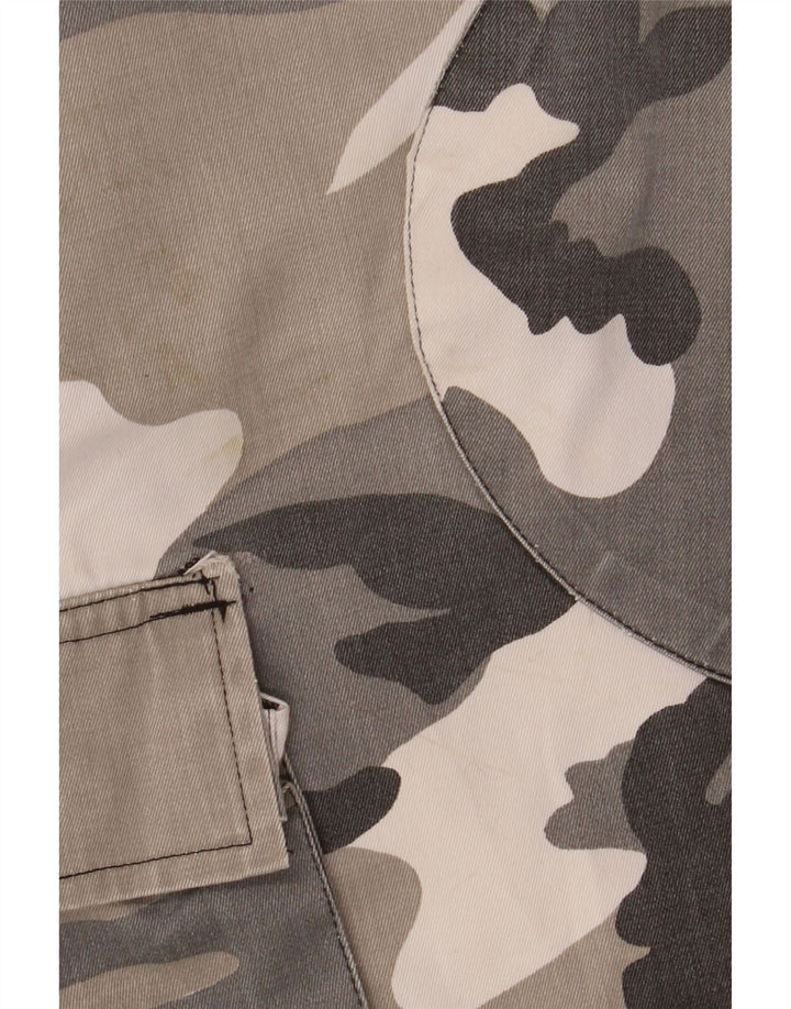 ВИНТАЖНЫЕ мужские брюки карго стандартного размера, маленькие W31.5 L32.5, серый камуфляж