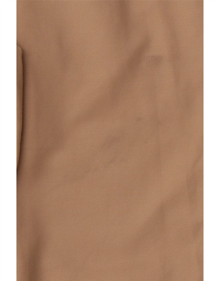 Женские базовые зауженные брюки-чиносы ZARA, размер ЕС 38, маленький W28 L25, коричневый хлопок