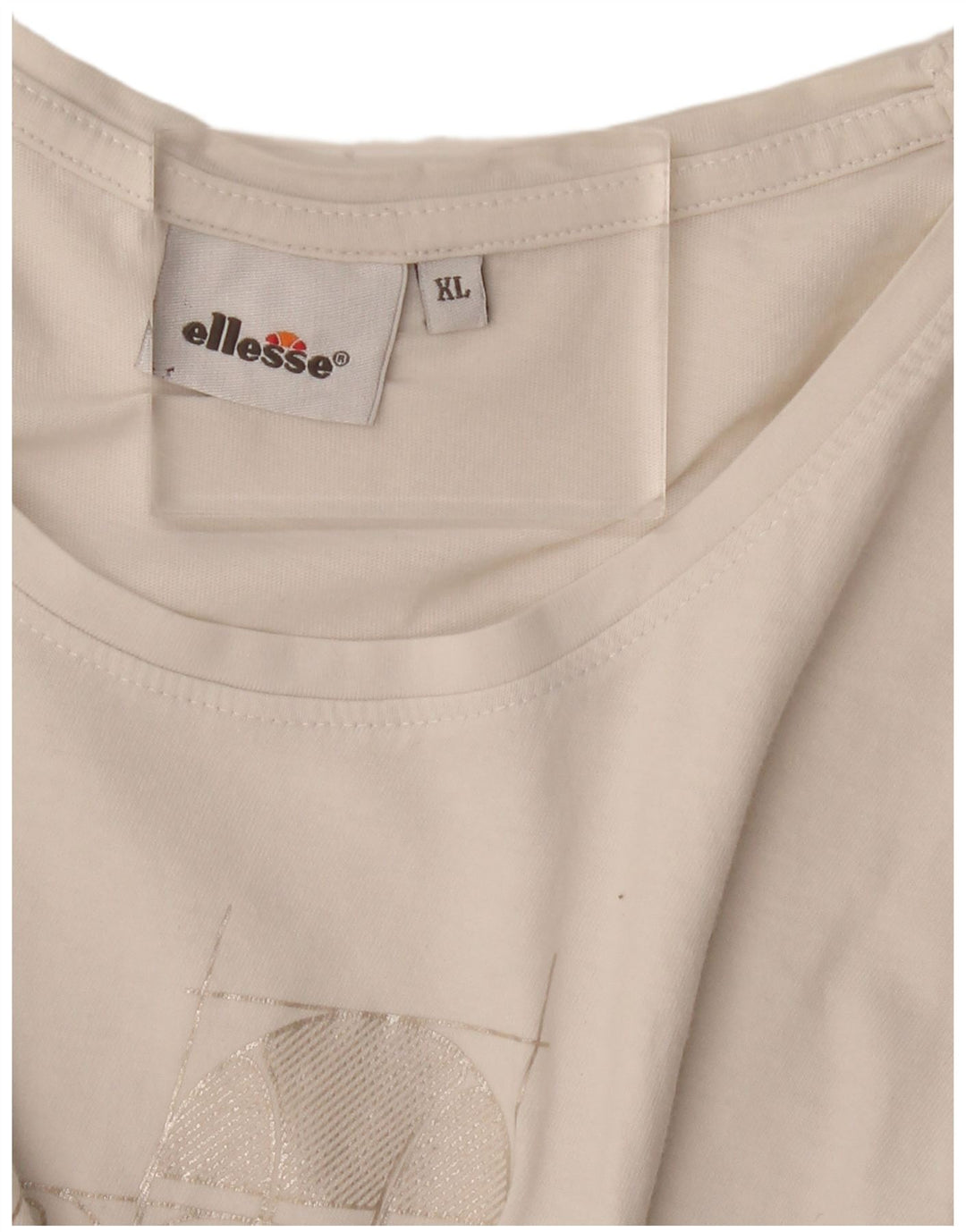 Женская футболка с рисунком Ellesse Top UK 18 XL Off White