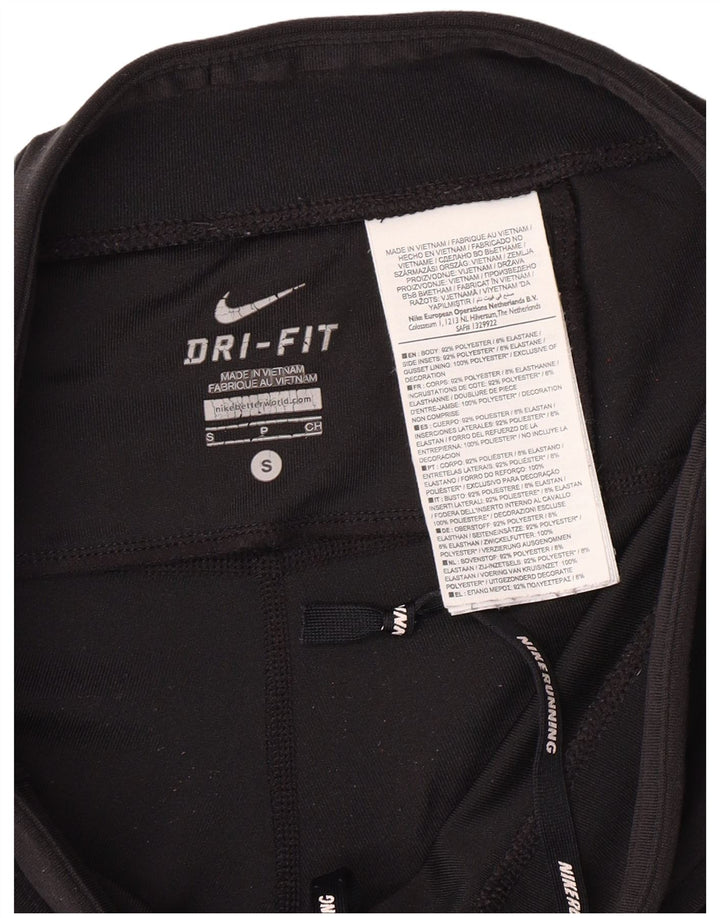 Женские леггинсы NIKE UK 10, маленькие черные из полиэстера