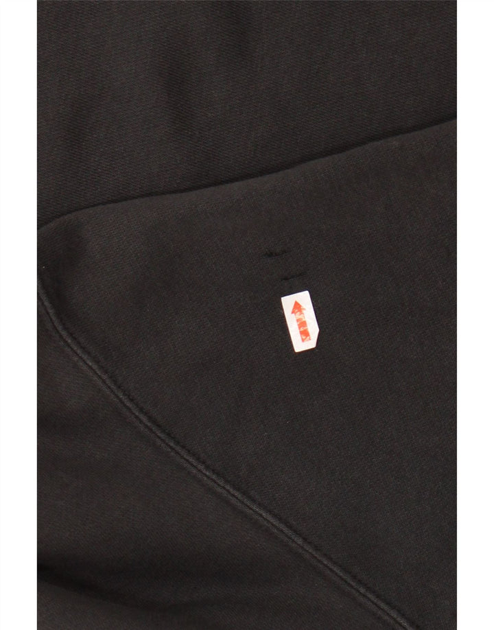 Мужской джемпер с капюшоном NIKE Crusaders, размер 3XL, черный хлопок, черный