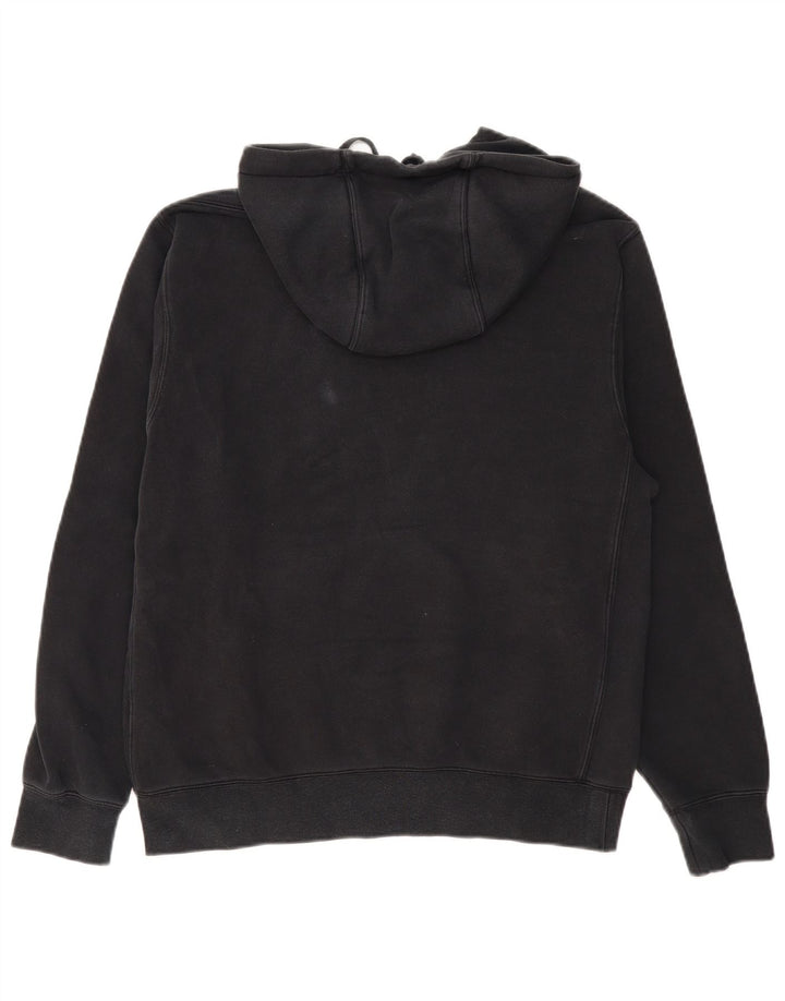 Мужской джемпер с капюшоном NIKE, средний черный, хлопок