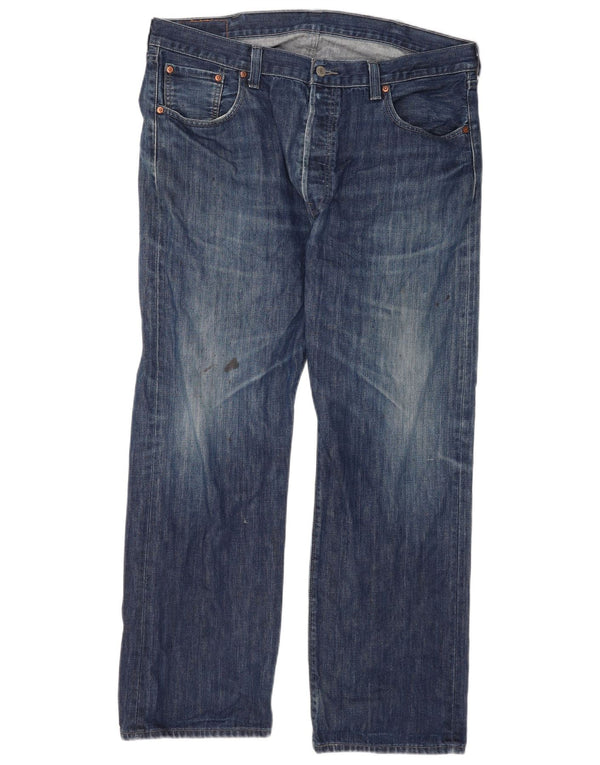 Мужские прямые джинсы Levi's W40 L32 синие классические