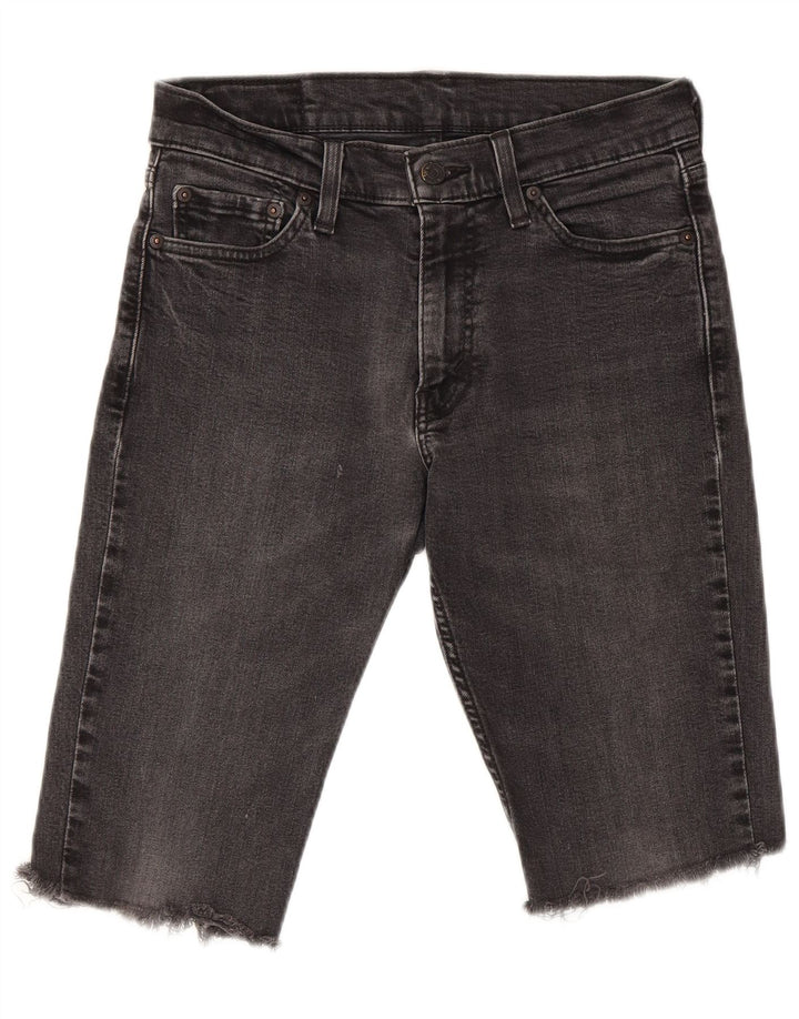 Мужские джинсовые шорты Levi's 511 W30, хлопок среднего серого цвета