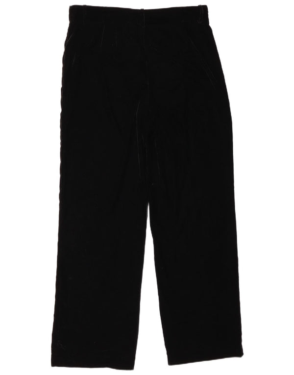 Женские прямые бархатные повседневные брюки Zara XL W32 L33, черный полиэстер