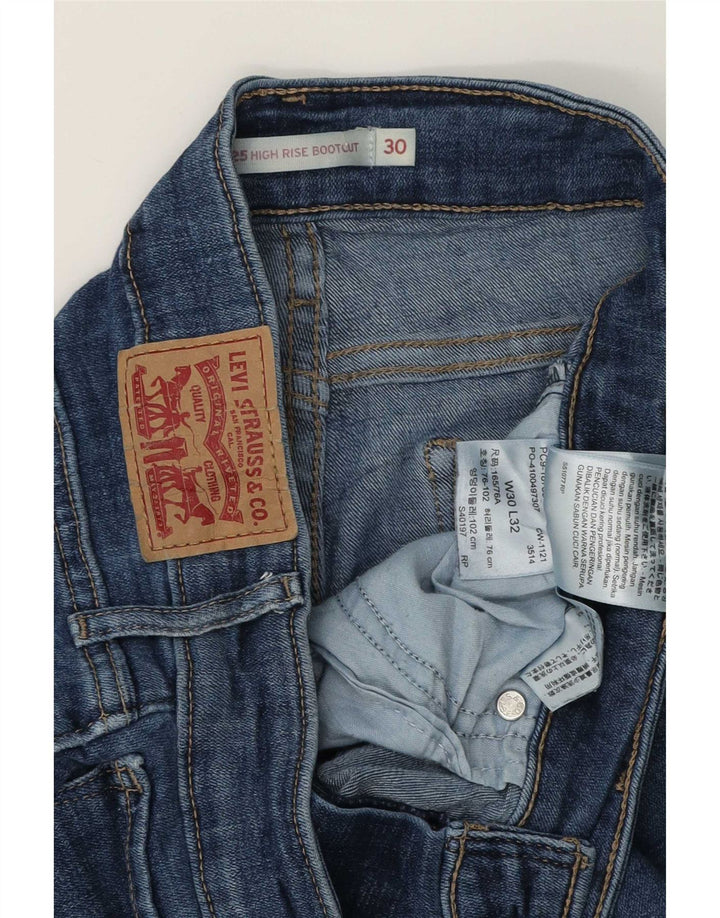 Женские джинсы Levi's 725 Bootcut W30 L32 синие, хлопок