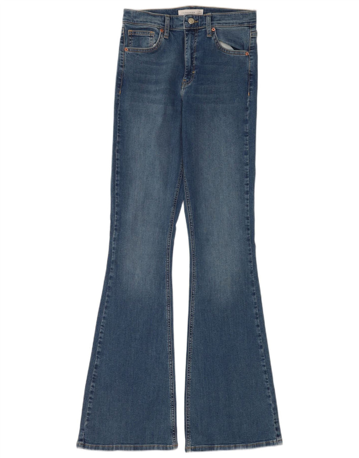 Женские расклешенные джинсы Topshop Jamie W28 L34, синий хлопок