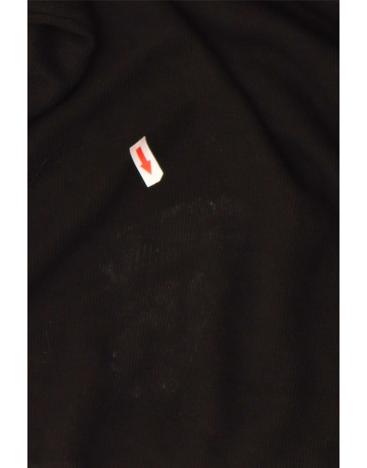 Женское платье макси Zara UK 10, маленькое черное, полиэстер