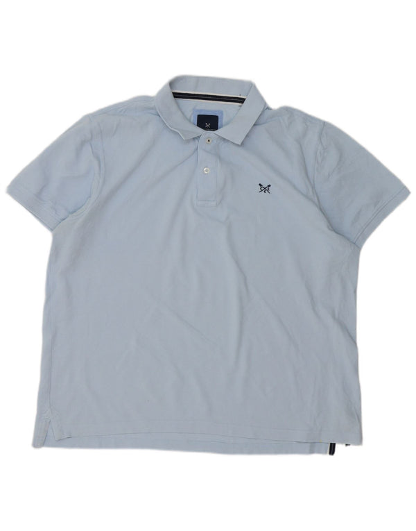 Мужская рубашка-поло Crew Clothing 2XL, синяя, хлопок