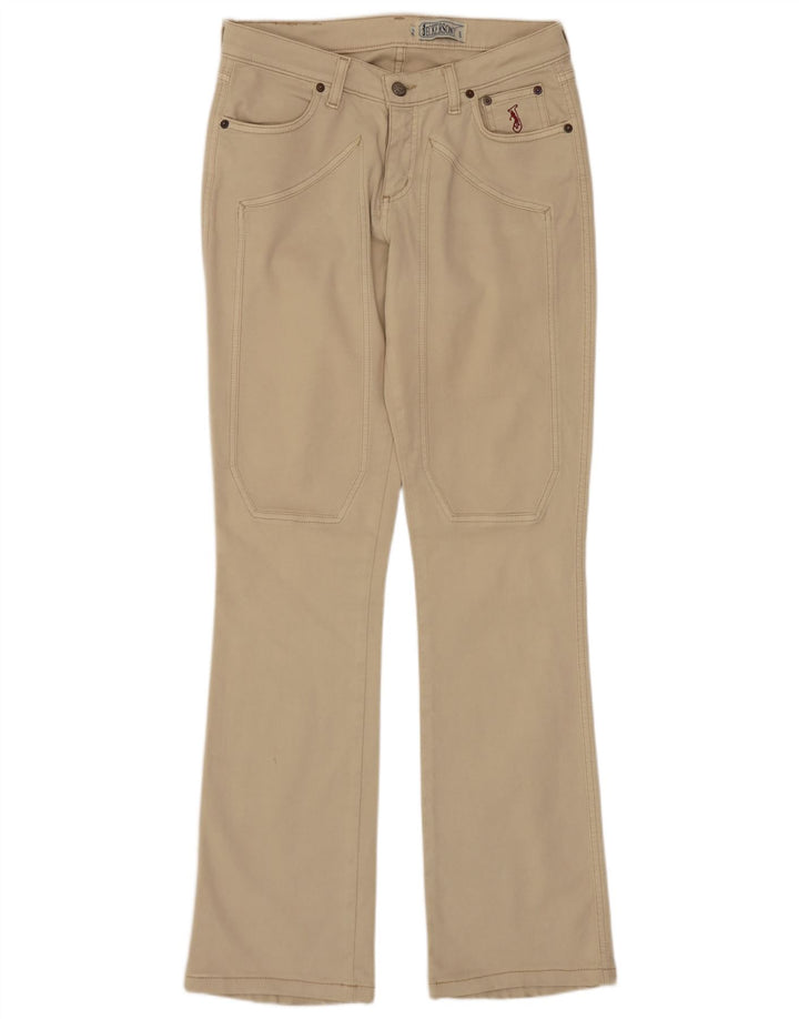 Женские джинсы Bootcut JECKERSON W29 L31 бежевого цвета, хлопок