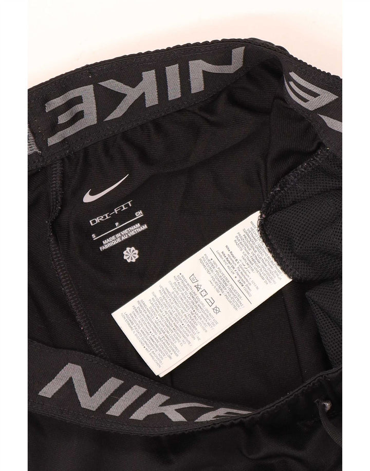 Мужские спортивные шорты Nike Dri Fit, маленькие черные, из полиэстера