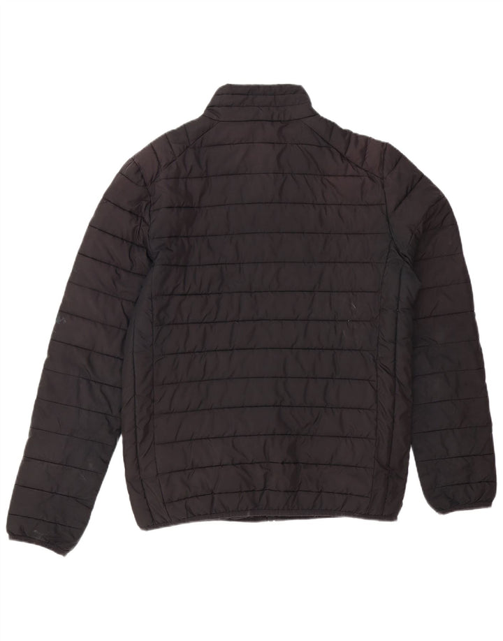 Мужская стеганая куртка Ellesse UK 38, средний черный полиэстер