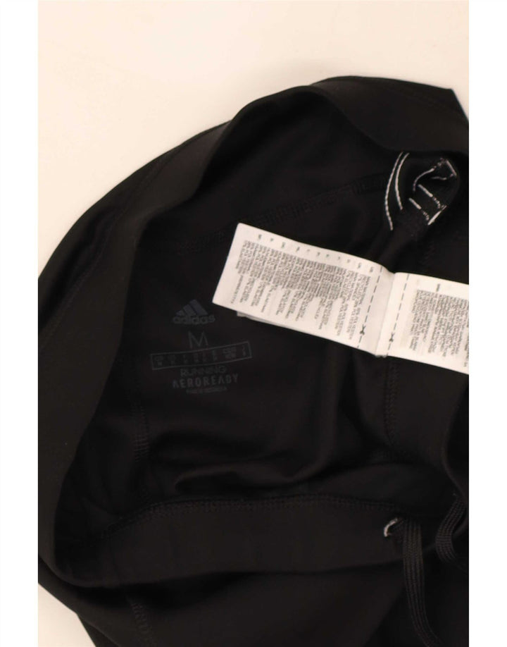 Женские леггинсы Adidas Aeroready UK 12, средний черный полиэстер